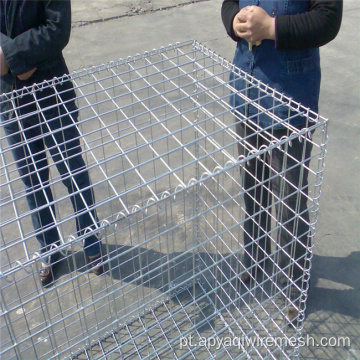 Caixa de Gabion soldada galvanizada Gabion